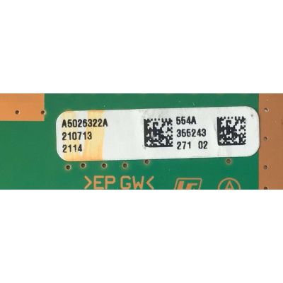 LED DRIVER PARA TV SONY BRAVIA / NUMERO DE PARTE A5026322A 554 / 100690111 / 1-006-902-11 / A-5026-322-A 554 / PANEL YDBM075DCS11 / DISPLAY ST7461D02-H VER.2.1 / MODELO XR-75X90CJ / XR75X90CJ - Imagen 2